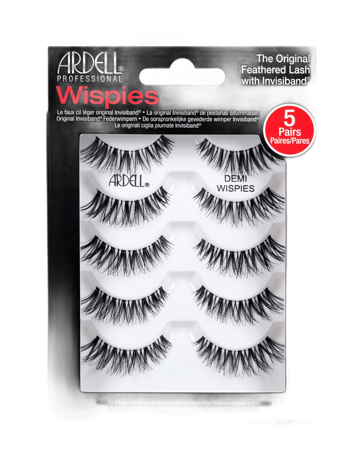 Ardell Multipack Demi Wispies False Eyelashes, Medium Volume, 6 Pairs