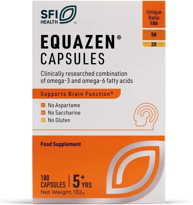 Equazen Capsules Omega 3 and Omega 6 Supplement, 180 Capsules