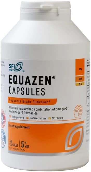 Equazen Capsules Omega 3 and Omega 6 Supplement, 360 Capsules