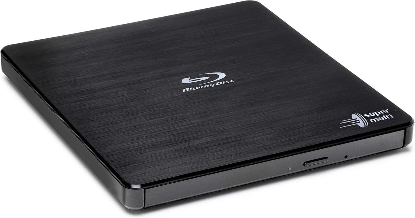 LG BP55 Slim External Blu-Ray Drive - Black