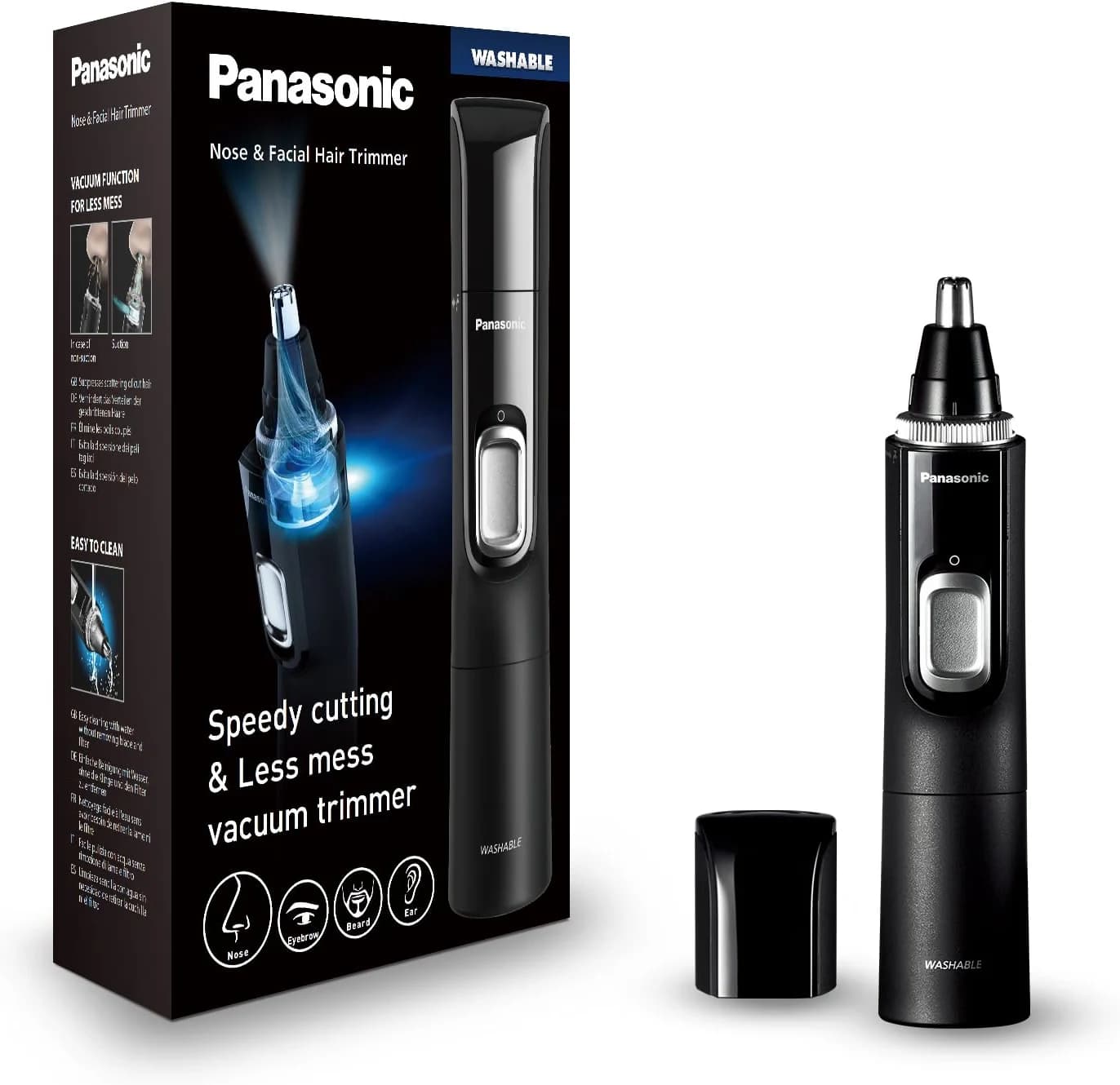 Panasonic Nose & Facial Hair Trimmer, ER-GN300-K503