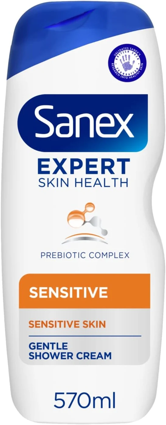 Sanex Expert Skin Health Sensitive Skin Gentle Shower Cream 570 ml